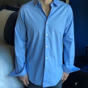 Express light blue dress shirt